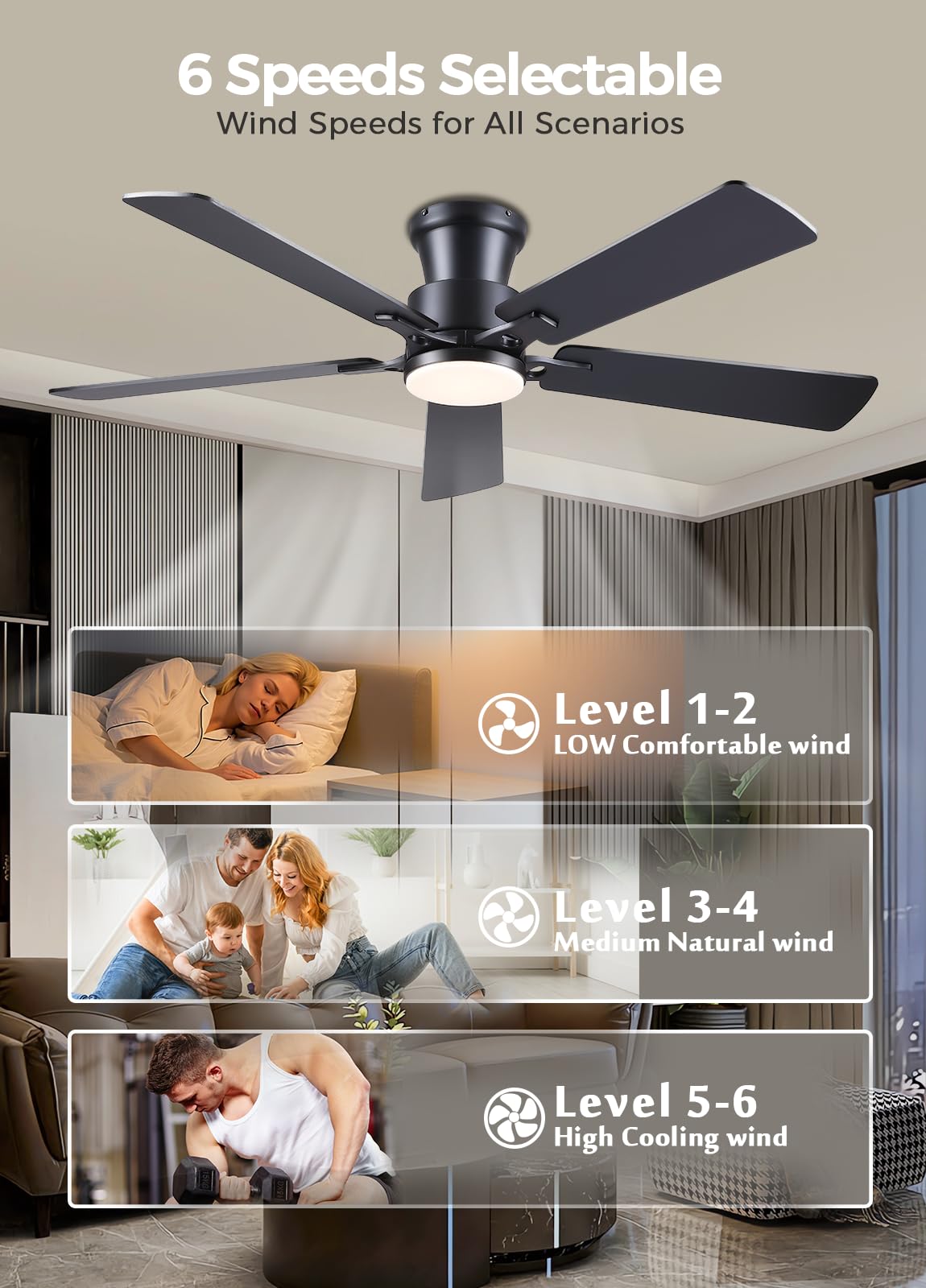 JSAITEE 3-CCT dimmable lighting for warm to cool tones
