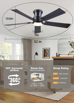 JSAITEE DC reversible motor for year-round comfort