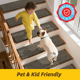JSEI non-slip material enhances safety on high-traffic stairways