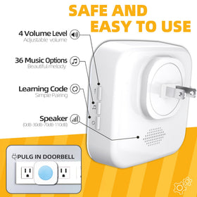 Jsieem doorbell range map demonstrates reach over long distances.