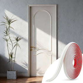 JSIWOTH 20ft wall molding adds a slim decorative trim to walls.