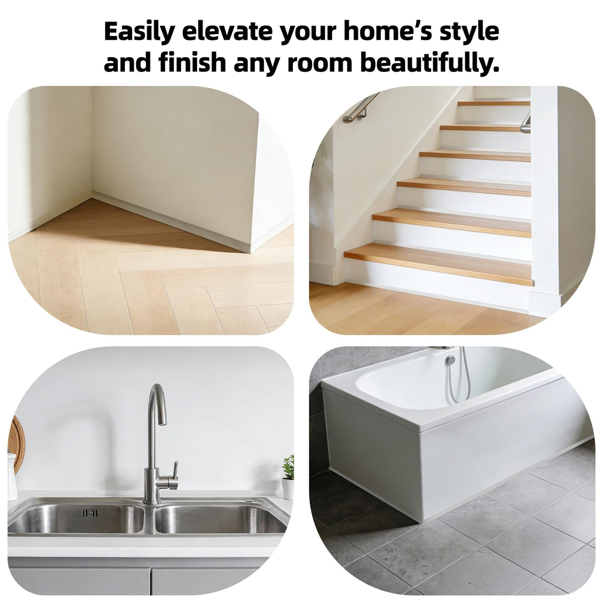 JSIWOTH easy installation for renters with no nails or drilling