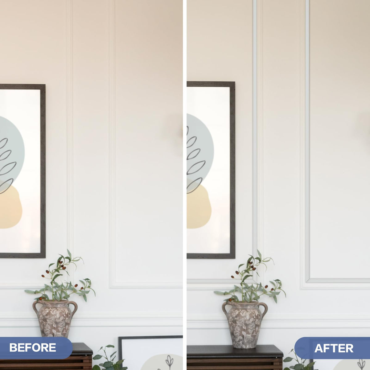 JSIWOTH easy-install trim supports DIY and professional room updates.