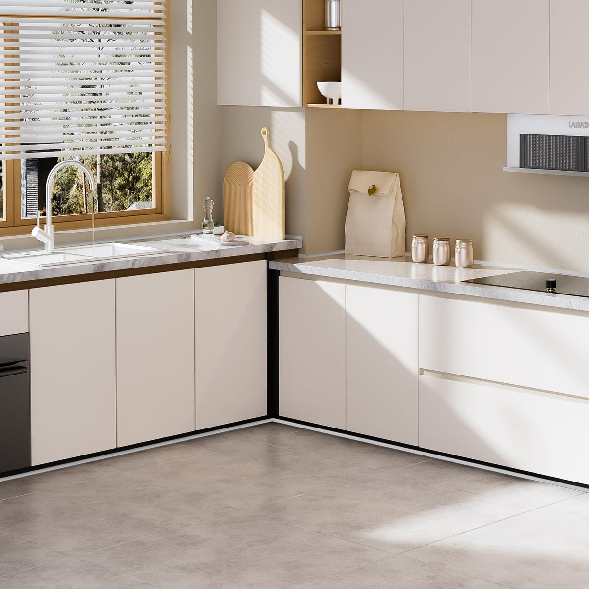 JSIWOTH multi-scene use trims edges on floors, cabinets, stairs, tubs