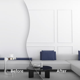 JSIWOTH six-frame wall decor assembly shown for a customized look.