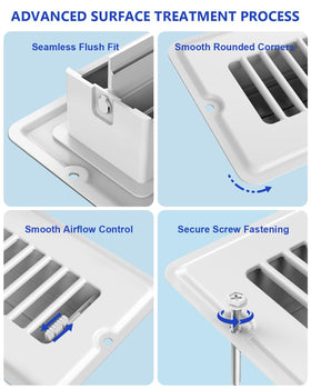 JSLIN vent cover with screws for quick, secure installation.