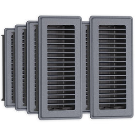 JSLIN floor register 4x10 gray vent cover fitting standard openings for steady airflow
