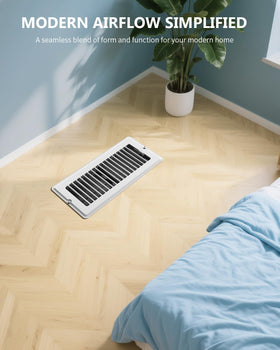 JSLIN integrated damper enables quiet airflow adjustment for comfortable rooms.