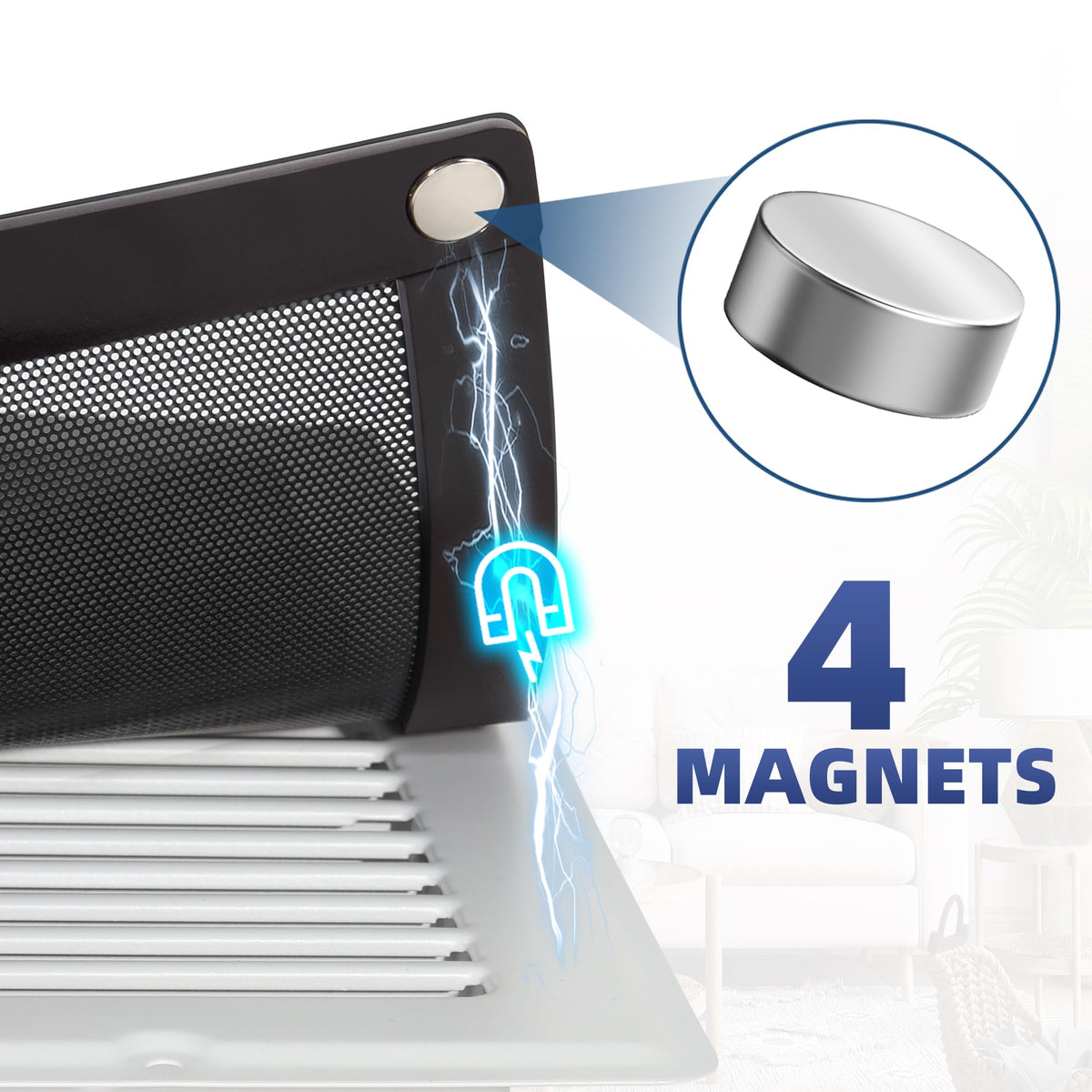 JSLIN vent mesh fits 5in x 11in floor vents for secure installation