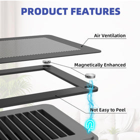 JSLIN magnetic vent mesh fits ceiling and wall vents ensuring consistent airflow
