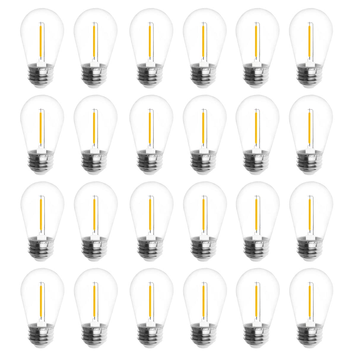 Jslinter LED 1W S14 bulb pack for outdoor lighting with efficient brightness.