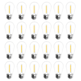 Jslinter LED 1W S14 bulb pack for outdoor lighting with efficient brightness.
