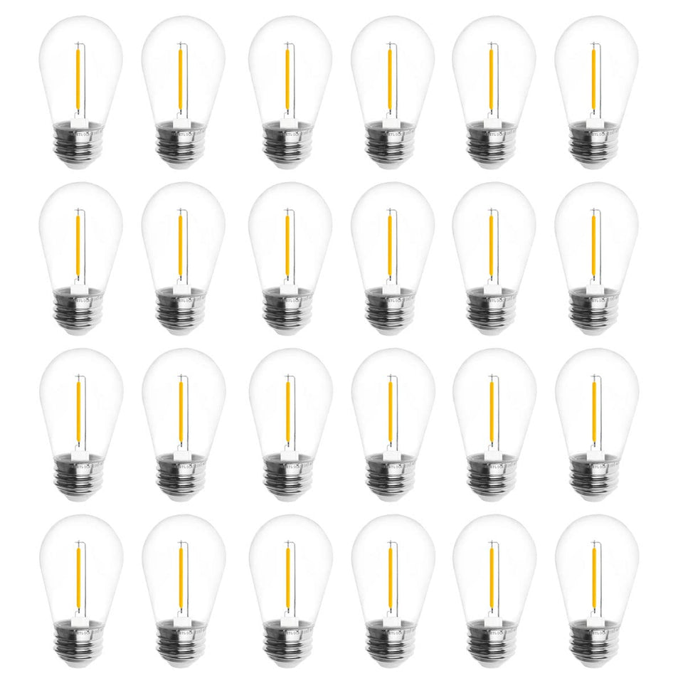 Jslinter LED 1W S14 bulb pack for outdoor lighting with efficient brightness.