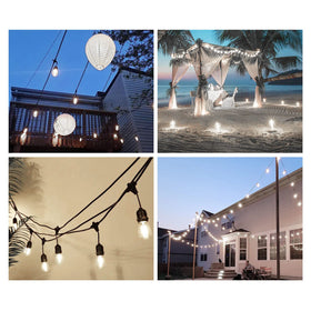 Jslinter S14 Edison-style bulb bringing vintage vibe to string lights.
