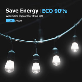 Jslinter S14 LED 1W bulb for energy-efficient replacements on 110–130V systems.
