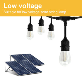 Jslinter E26 base compatibility fits many string light fixtures.