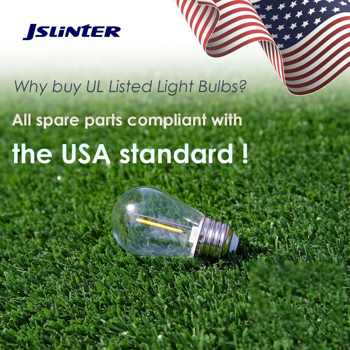 Jslinter S14 warm 2200K glow enhances cozy backyard evenings.