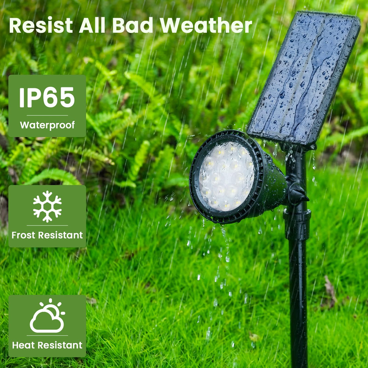 JSOT easy ground stake installation for landscape lighting