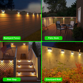 JSOT outdoor lights waterproof metal body withstands rain and harsh weather