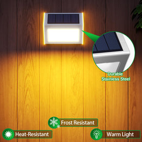 JSOT solar post light guides nighttime path with gentle warmth