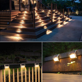 JSOT solar post light for garden path elevates curb appeal and visibility