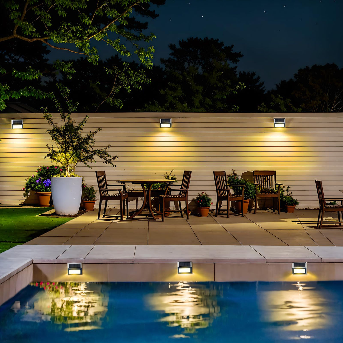 JSOT yard patio terrace illumination adds ambient evening glow