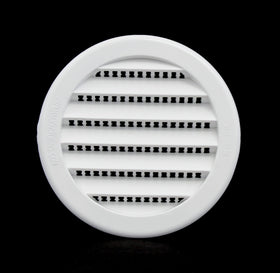 JSP Manufacturing wood installation ready eave vent shown in white.