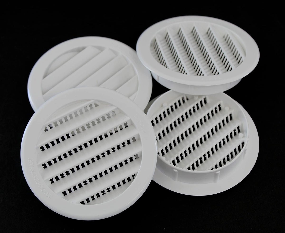 JSP Manufacturing vent with side knobs ensures stable mounting.