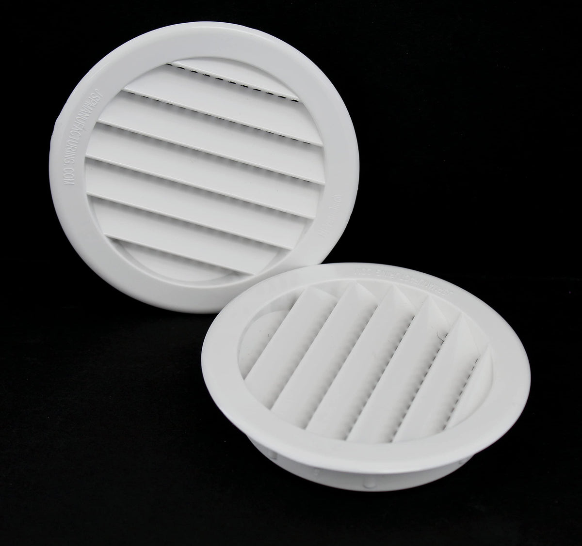 JSP Manufacturing spice rack vent in white to promote airflow.