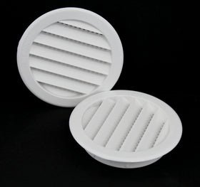 JSP Manufacturing spice rack vent in white to promote airflow.