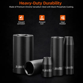 JU JIAN TEC 6‑point hex design prevents rounding under torque.