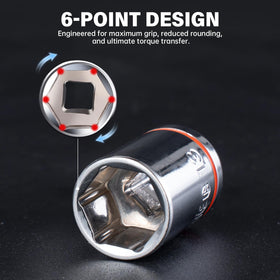 JU JIAN TEC 90-tooth ratchet closeup enables smooth, precise drives