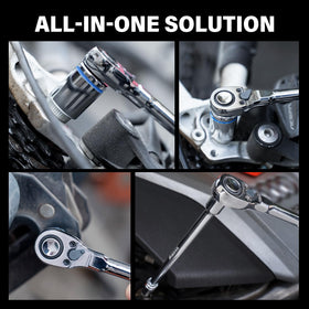 JU JIAN TEC toolkit in-use with fasteners for practical projects