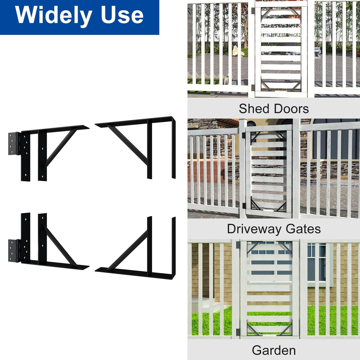 JUBEST powder-coated finish shields the kit from rust in outdoor environments.