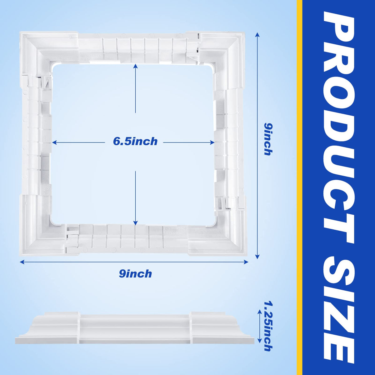 Juexica adjustable post sleeve shows scale lines for precise sizing on posts.
