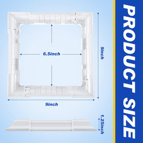 Juexica adjustable post sleeve shows scale lines for precise sizing on posts.
