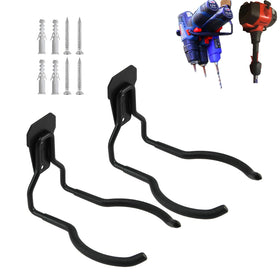 Juformin power tool hanger two-pack wall mount showing durable steel construction for tool organization