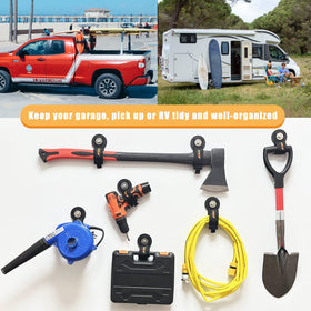 Juformin RV and pickup organization solution keeps hoses and cables tidy