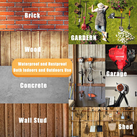 Garage wall setup showing quick access and clutter reduction