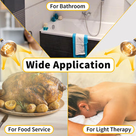 Jugbuy heat lamp in bathroom or spa setup delivering versatile warmth