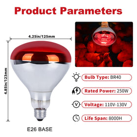 Jugbuy spiral-design heat lamp ensures efficient, even heating.