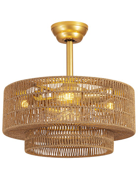 Jughtbo boho caged fandelier four E26 sockets for bulb versatility