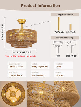 Jughtbo boho caged fandelier remote control use enables easy speed and light adjustments