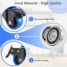 Julang floor-protecting wheels reduce scratches on wood and tile floors.