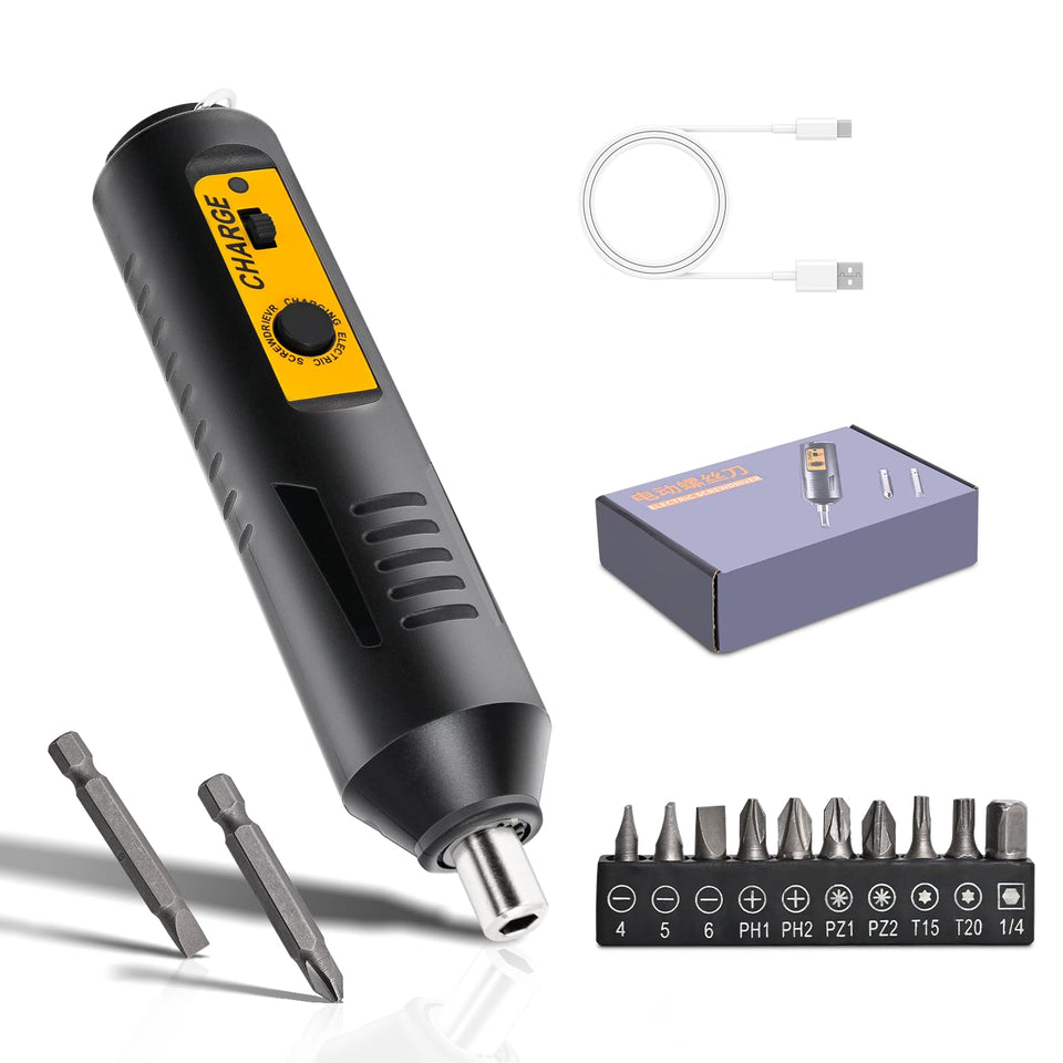 Julixin cordless screwdriver in compact design for tight spaces.