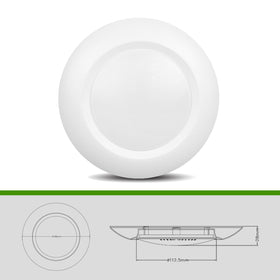 JULLISON 6 inch LED disk light recessed install in ceiling
