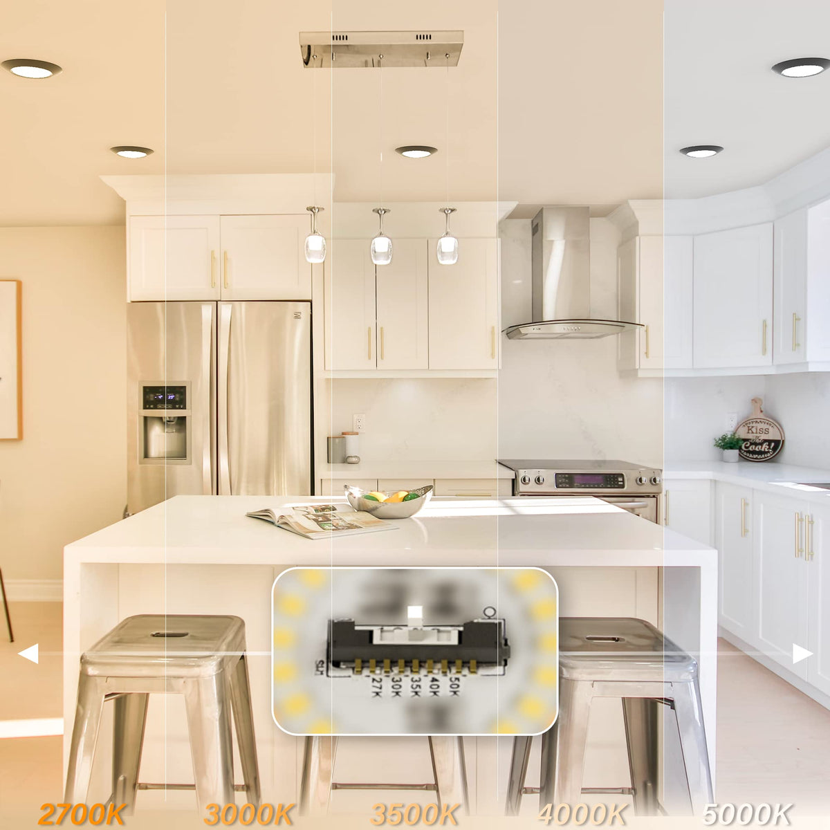 JULLISON back shows 5CCT color temperature options