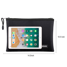 Non-stick surface on JUNDUN fireproof bag resists dust and debris