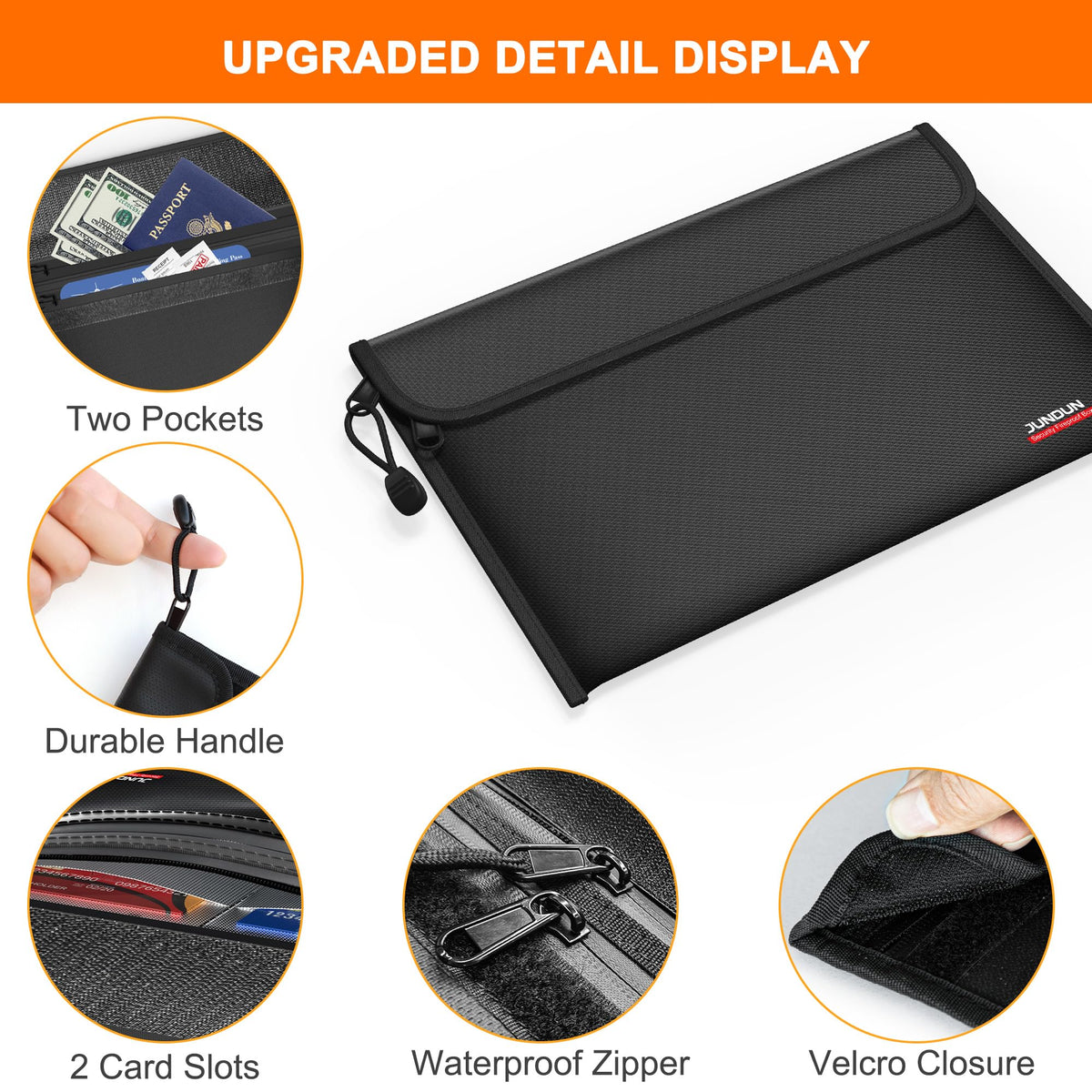 JUNDUN portable carry handle for easy transport