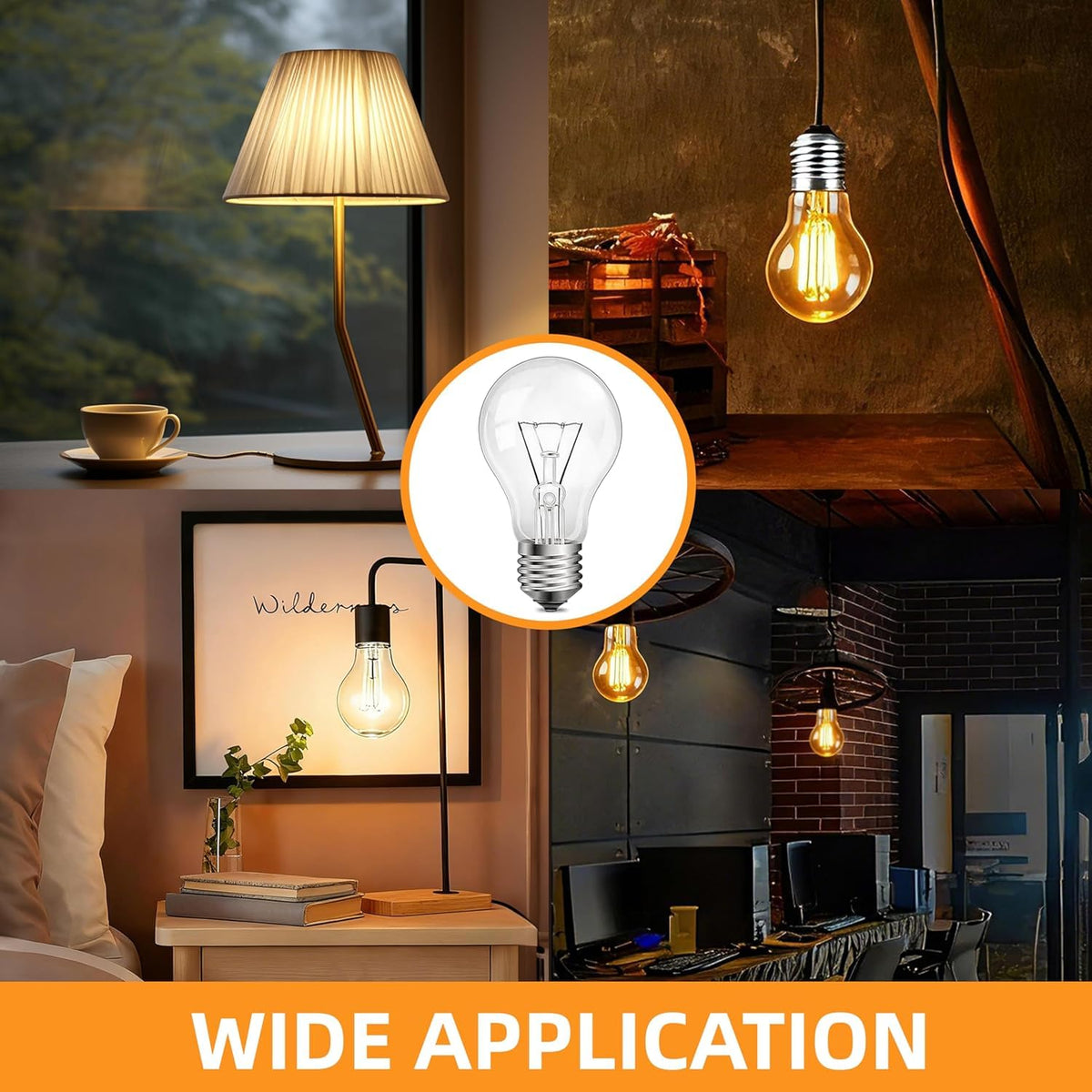 JUNFMLY dimmable A19 bulb delivers adjustable brightness for any room